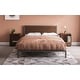preview thumbnail 10 of 8, Homestyles 3-Piece Merge Brown Wood Queen Bed with Two Nightstands Set