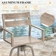 preview thumbnail 15 of 44, Outdoor Aluminum Swivel Patio Bar Stools with Sunbrella Fabric Cushion