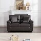 preview thumbnail 39 of 52, Morden Fort Upholstered Living Room Set chair , Loveseat,2 Pieces, Faux Leather