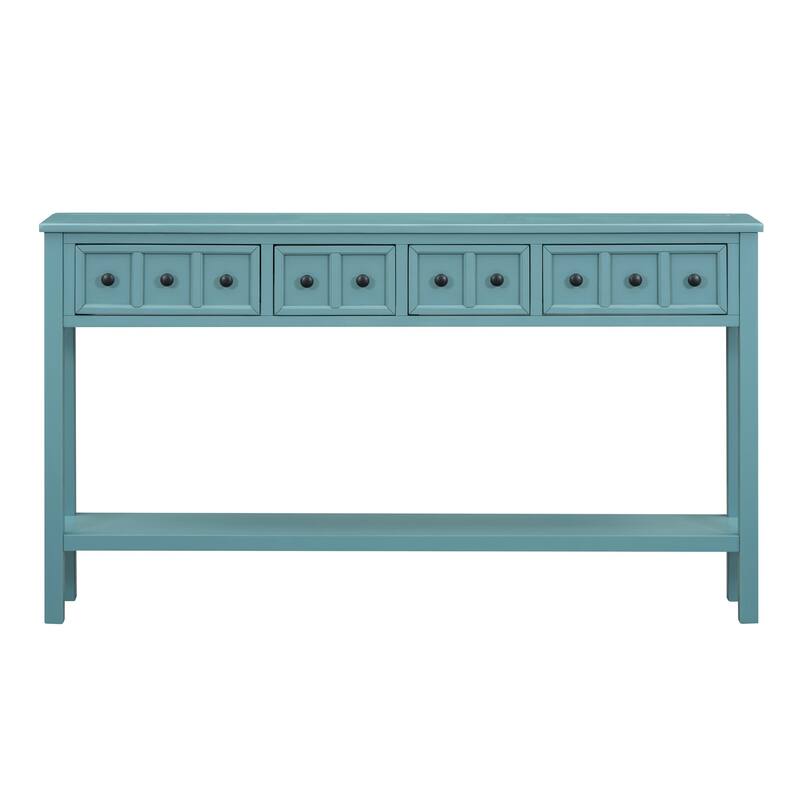 Rustic Entryway Console Table and 60" Long Sofa Table
