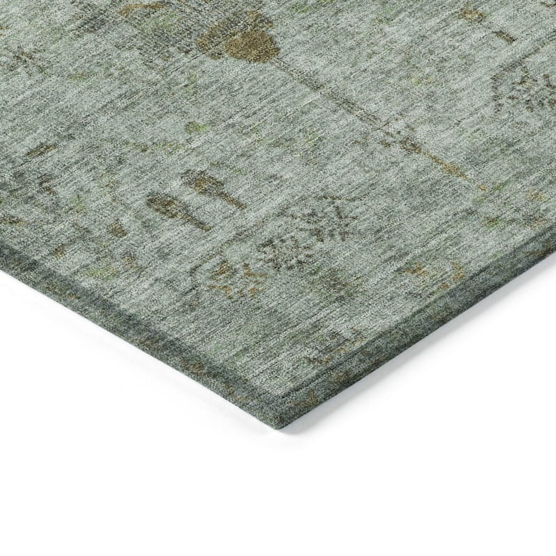 HomeRoots Floral Traditional Rectangle Outdoor Rug