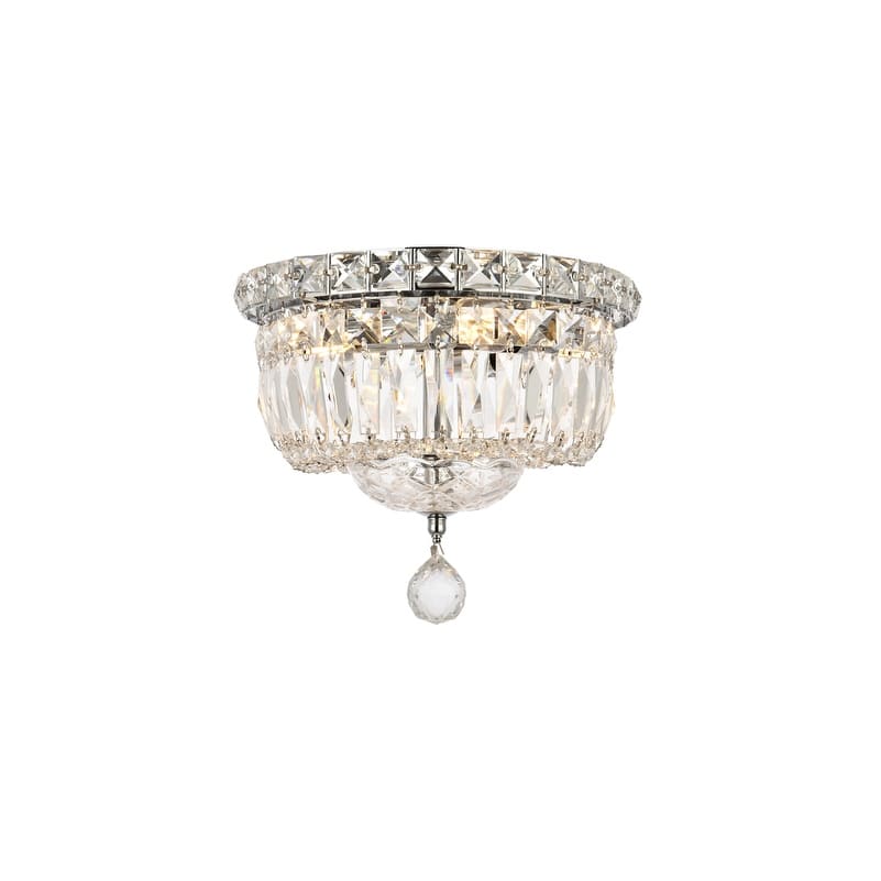 Noah 4-light 10-inch Flush-Mount Chandelier - 10 Inch