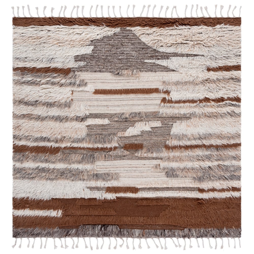 SAFAVIEH Hand-knotted Kenya Theopoula Southwestern Tribal Wool Rug