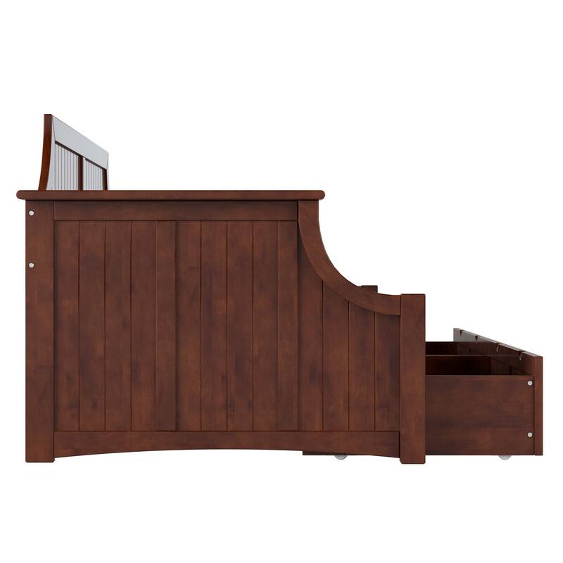Cambridge Twin Wood Daybed with Set of 2 Drawers