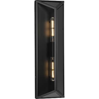 Progress Lighting P560360 Bristol 2 Light 24" Tall Outdoor Wall Sconce