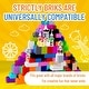 preview thumbnail 4 of 4, Strictly Briks Large Building Blocks for Kids, Rainbow Colors, 204 Pieces, Compatible with Major Brands