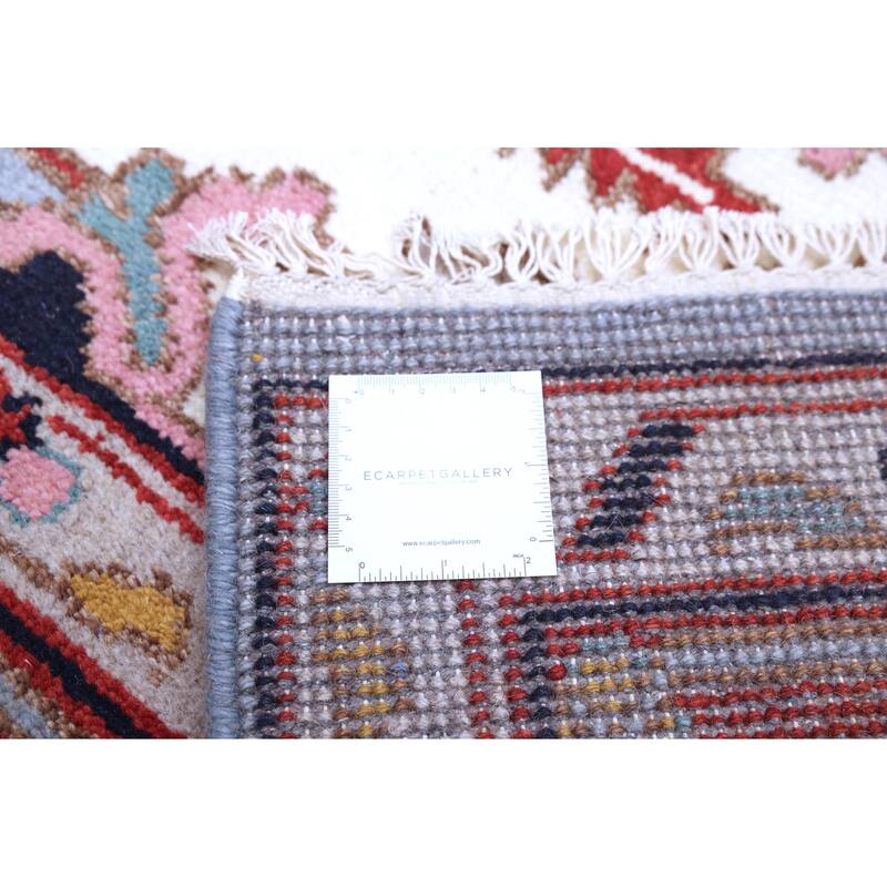 ECARPETGALLERY Hand-knotted Serapi Heritage Light Denim Blue Wool Rug - 8'11 x 12'2