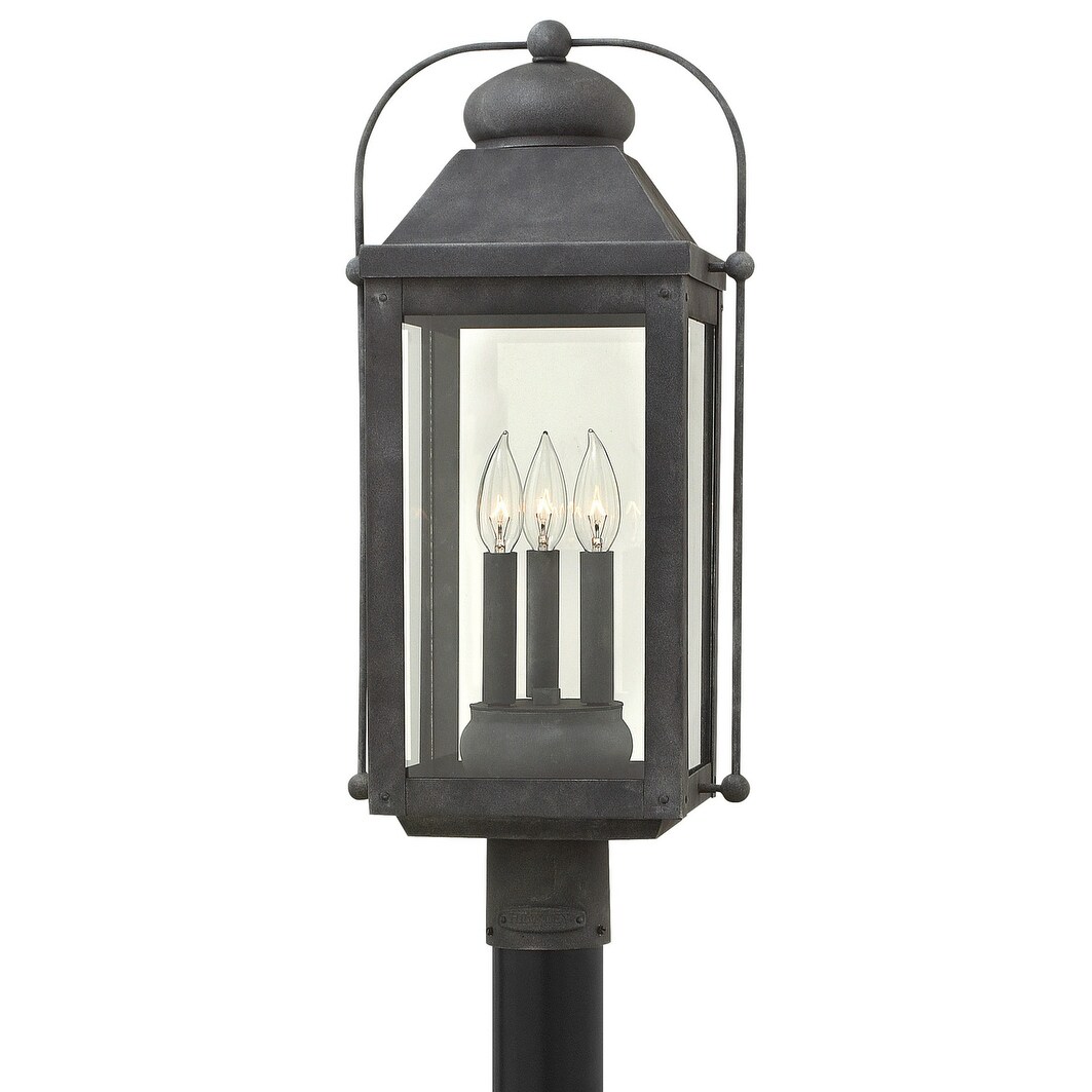 Hinkley Lighting 1851 Anchorage 3 Light 24 25 Tall Heritage Hinkley Lighting 1851 Anchorage 3 Light