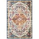 preview thumbnail 82 of 86, SAFAVIEH Madison Sabire Boho Medallion Distressed Rug 2'2" x 4' - Ivory/Orange