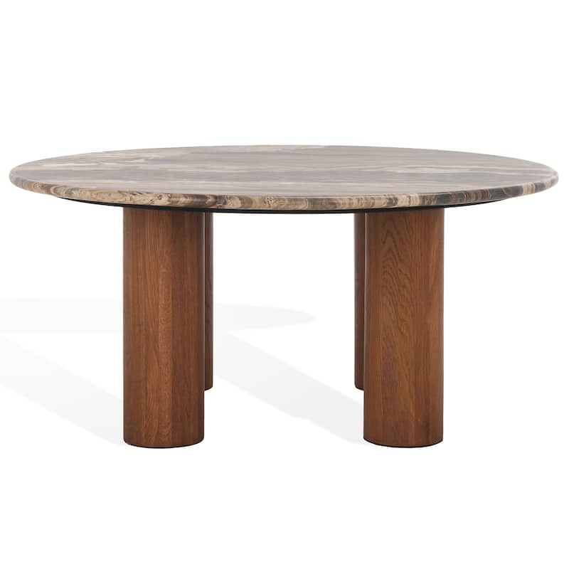 SAFAVIEH Couture Tylee Round Marble Coffee Table - 36"W x 36"D x 16"H