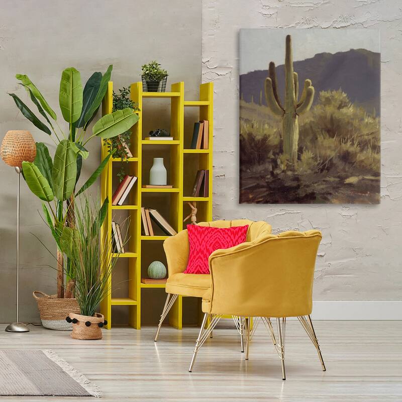 Stupell Bold Cactus Mountain Overlook Canvas Wall Art Design By Paco Young