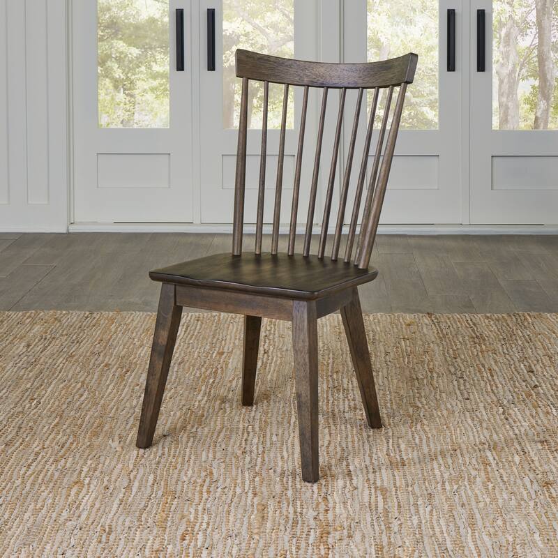 Midland Falls Rustic Brown 7 Piece Rectangular Table Set