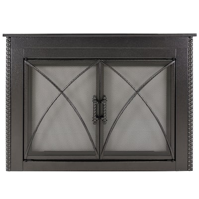 Pleasant Hearth Albus Fireplace Glass Door