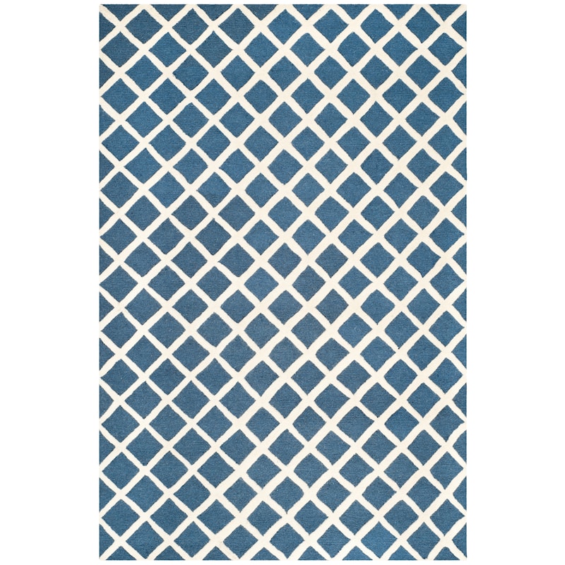 SAFAVIEH, Handmade Cambridge Siire Moroccan Trellis Wool Rug