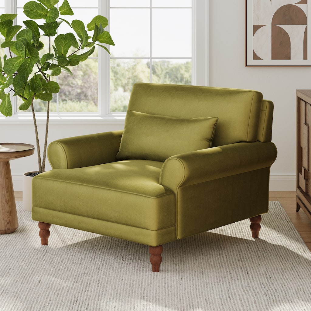 Naci Modern Fabric Accent Chair by Christopher Knight Home