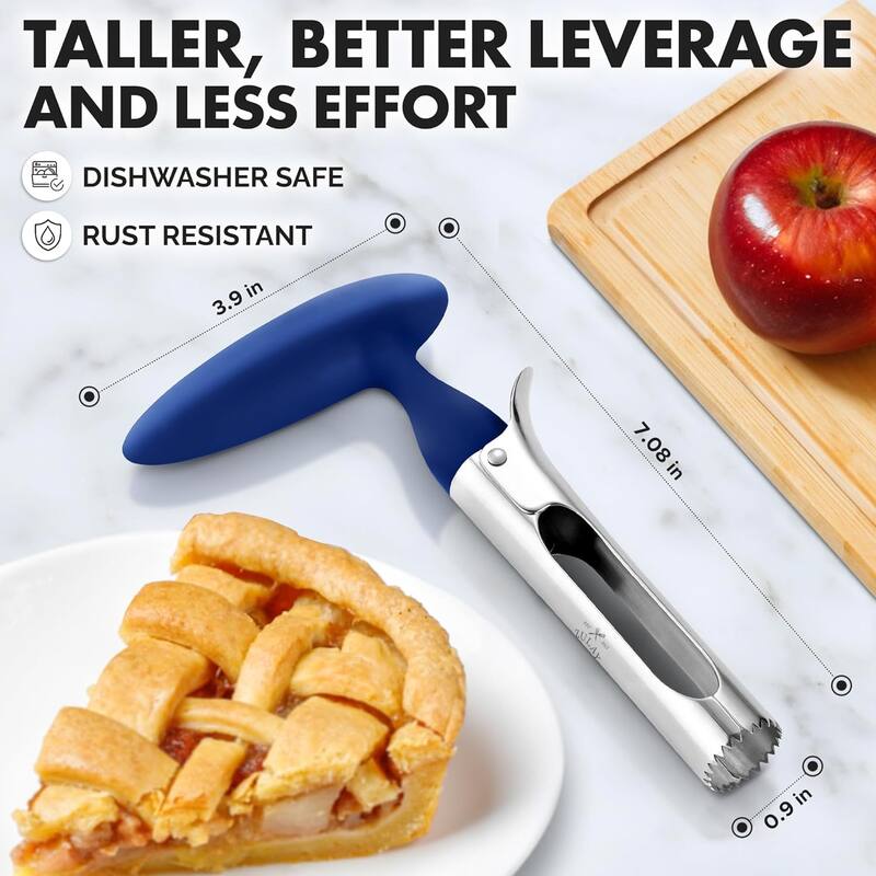 Zulay Kitchen Ultra Sharp Premium Apple Corer Tool