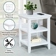 preview thumbnail 9 of 24, Convenience Concepts Tribeca End Table with Shelves