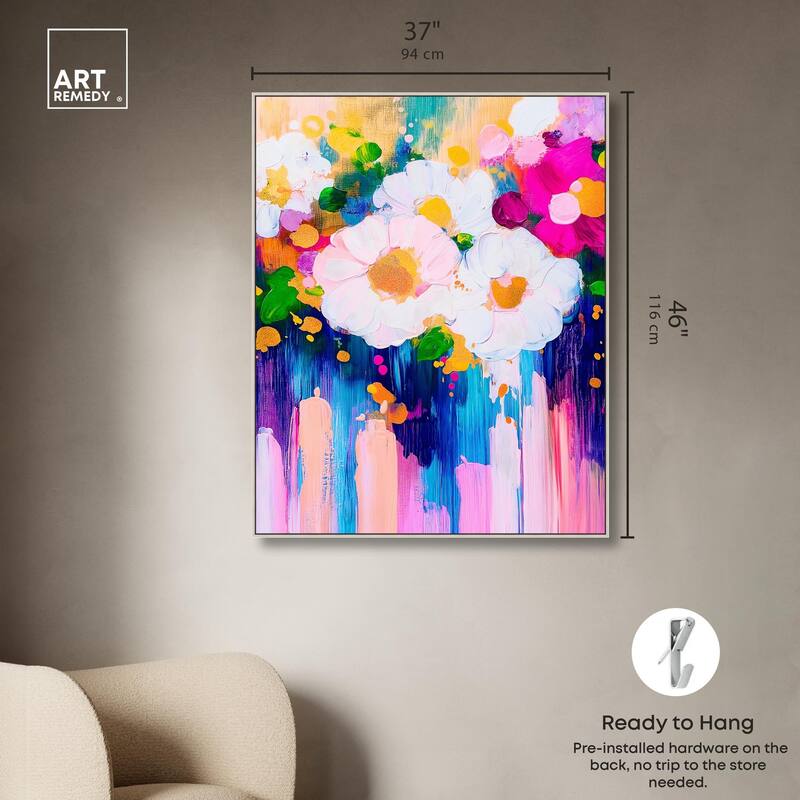 Contrast of Purity II Canvas by Art Remedy