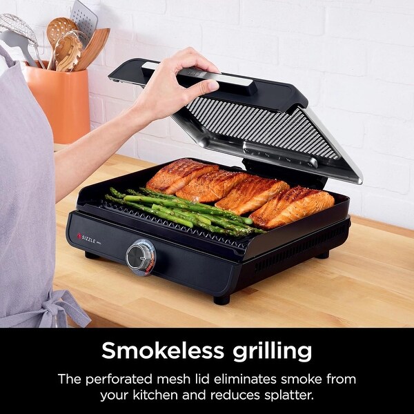 Ninja Sizzle Smokeless Indoor Grill, Ninja Factory Refurbished