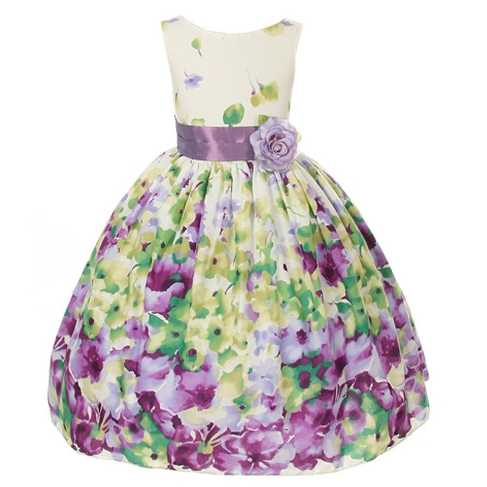 purple easter dress