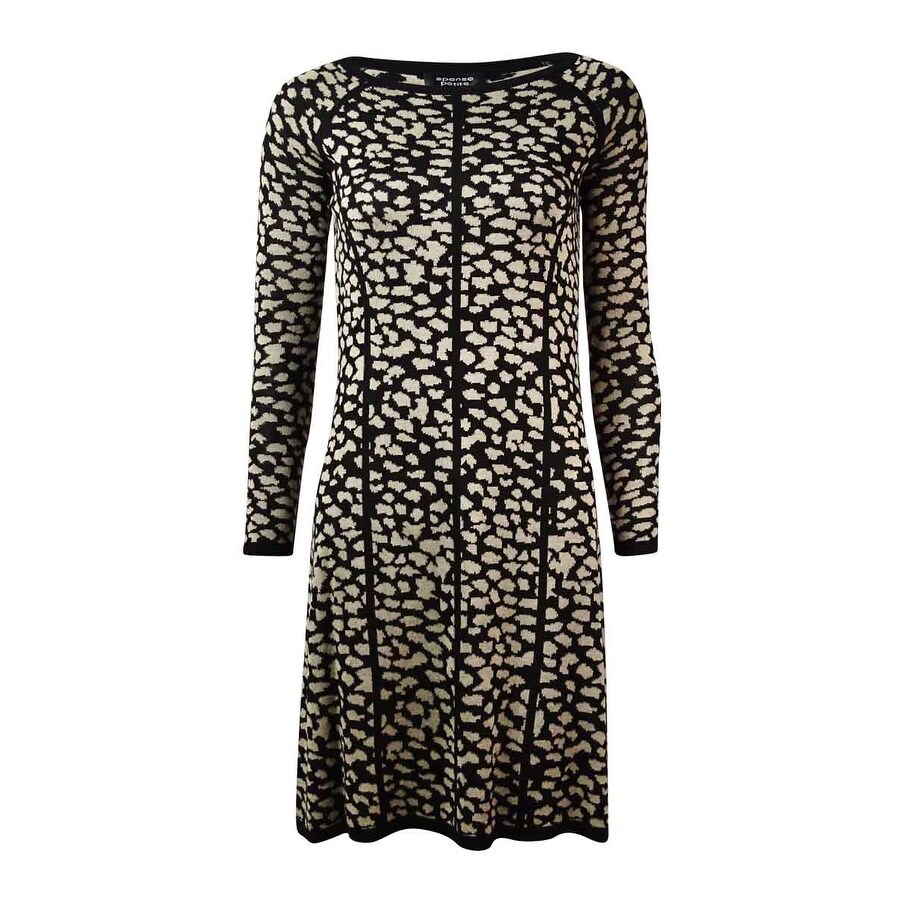 cheetah sweater dress