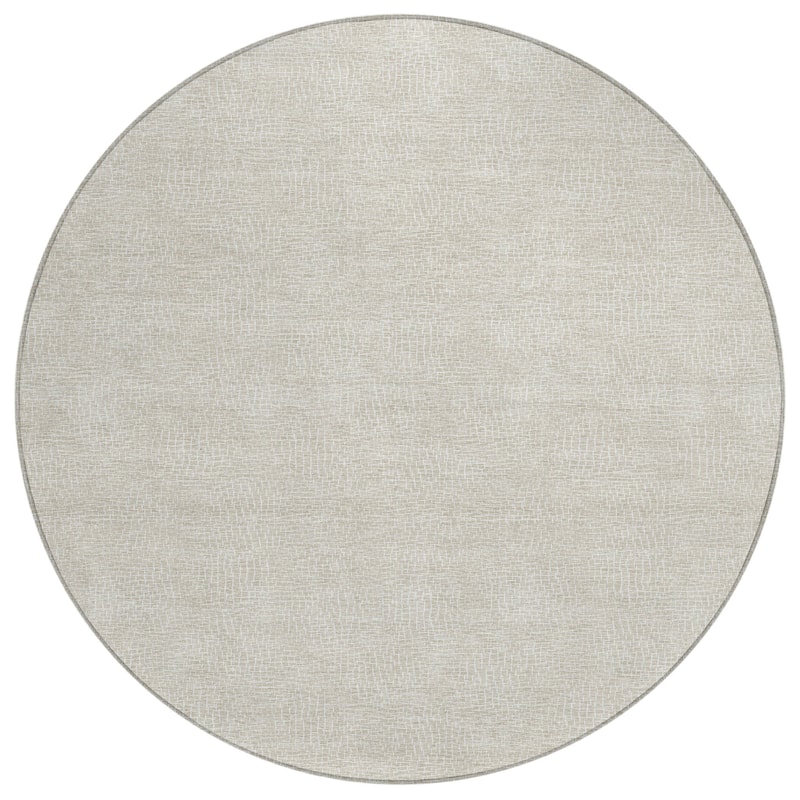Machine Washable Indoor/ Outdoor Solid Modern Chantille Rug