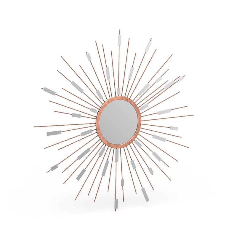 SEI Furniture Alavus Starburst Mirrored Wall Sculpture