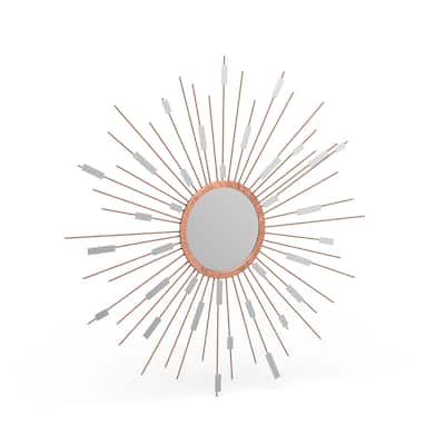 SEI Furniture Alavus Starburst Mirrored Wall Sculpture