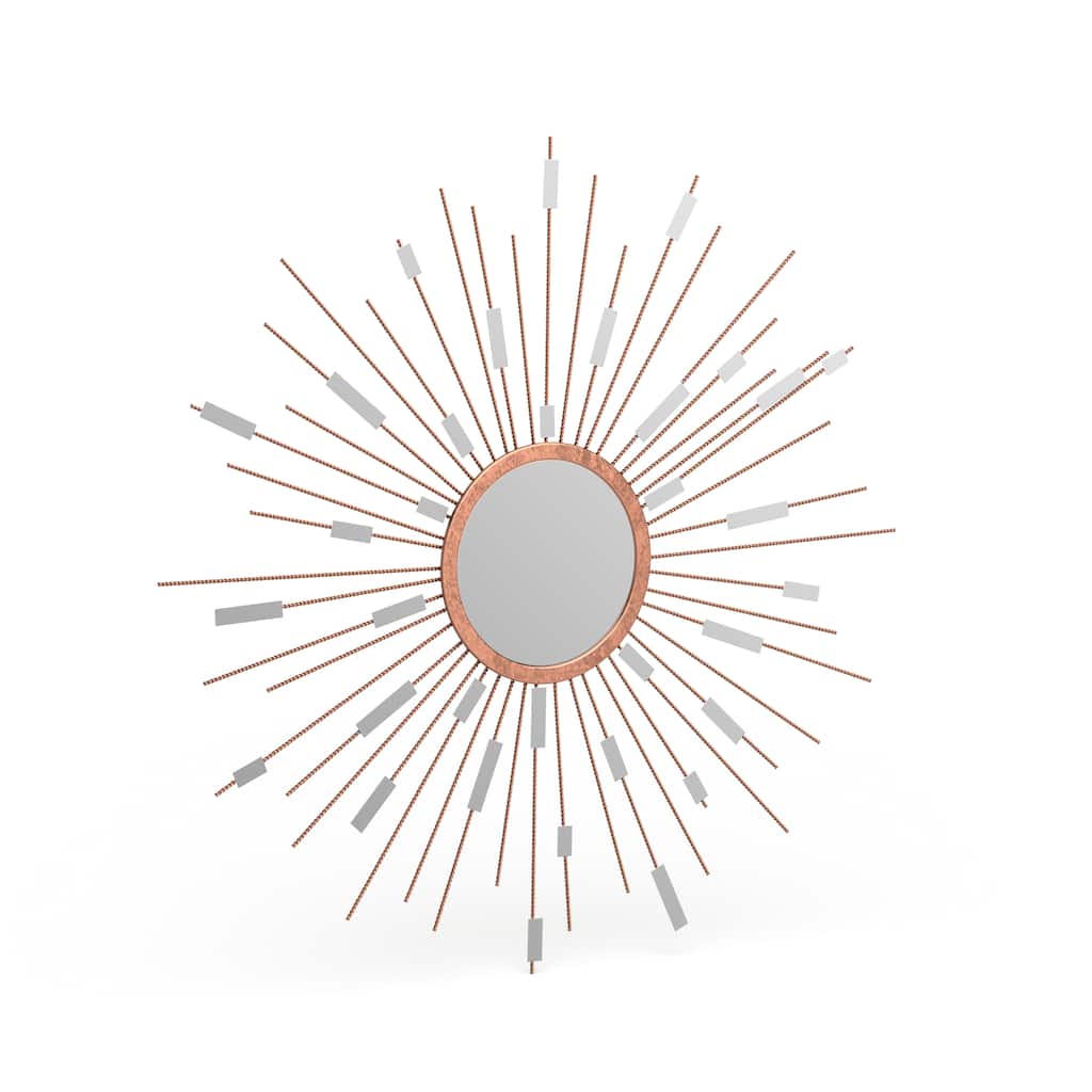 SEI Furniture Alavus Starburst Mirrored Wall Sculpture