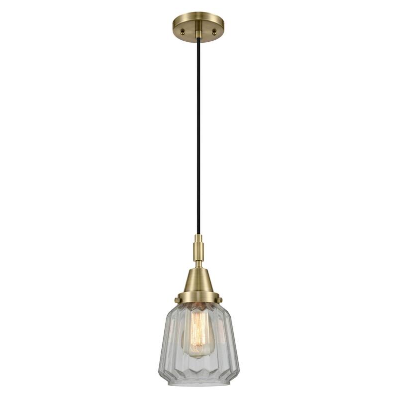 Innovations Lighting 447-1P-G142 Chatham 7" Wide Mini Pendant with