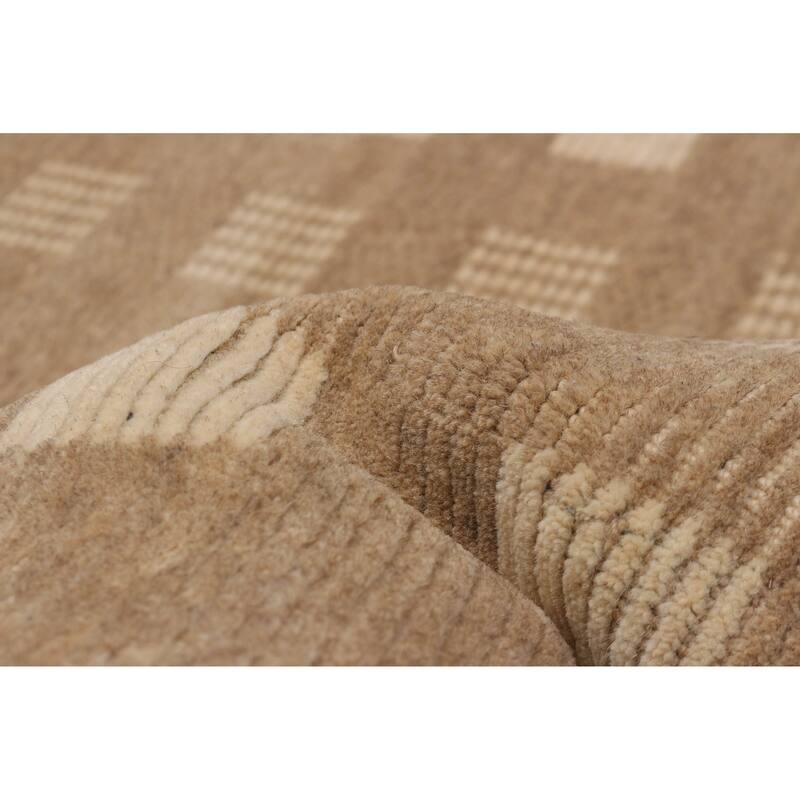 Kashkuli Gabbeh Tan Rug 8'1" x 11'2" - 8'1 x 11'2