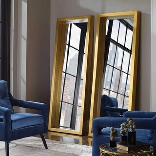 Gold Floor Mirror - 80"H x 30"W x 5"D