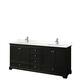 Option Dark Espresso, Chrome Trim, White Quartz Top