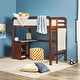 preview thumbnail 5 of 29, Walker Edison Twin Loft Bed with Desk