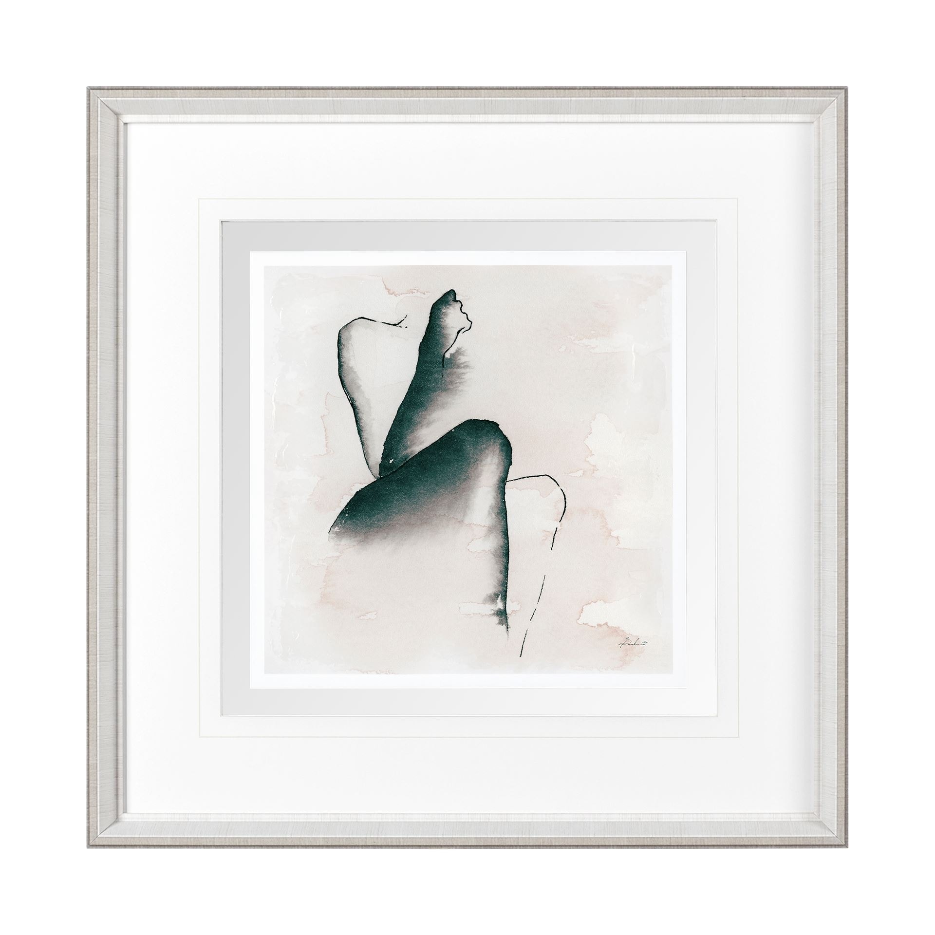Andromedae Light IV by Melody D a Hand Embellished Textured Framed Art Print Matted under Glass