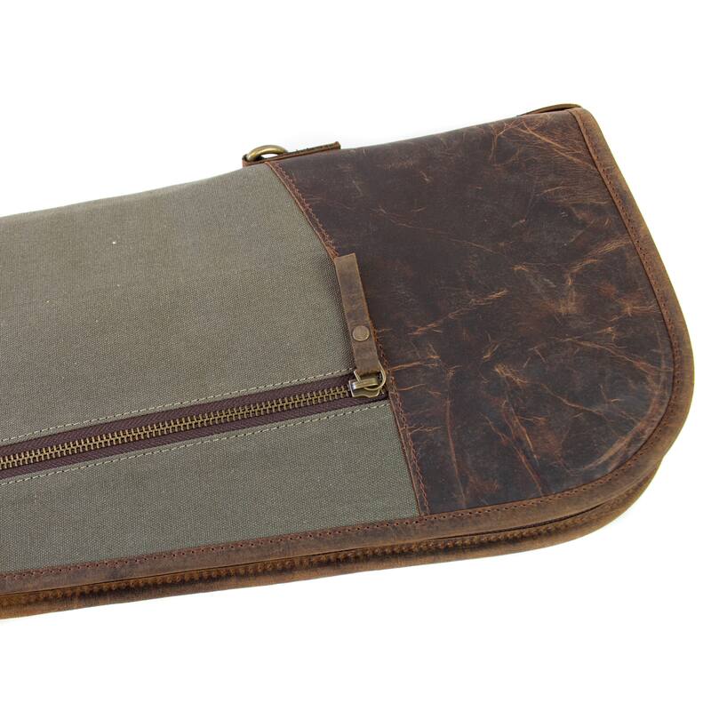 Outdoor Leisure Products Model CT10002 Canvas and Leather Shotgun Case