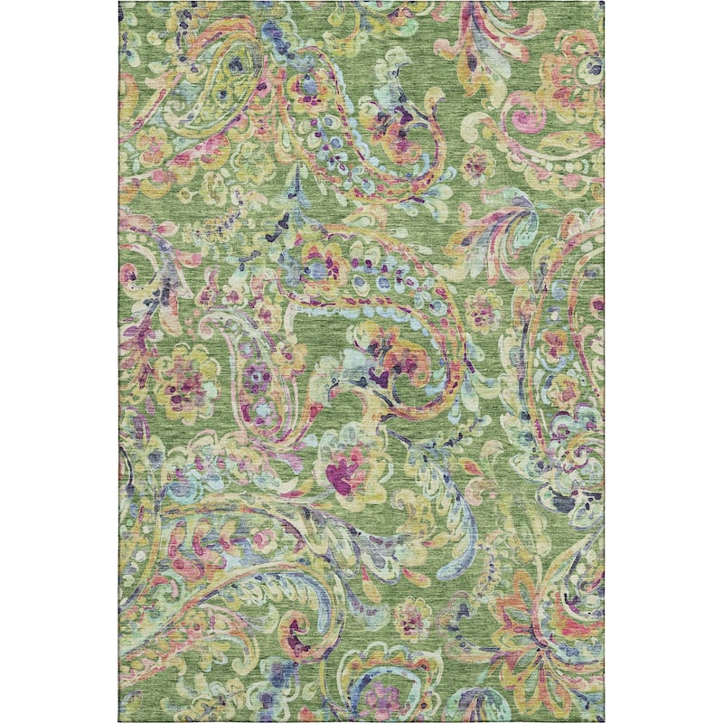 Premium Washable Super Soft Paisley Mayfield Rug