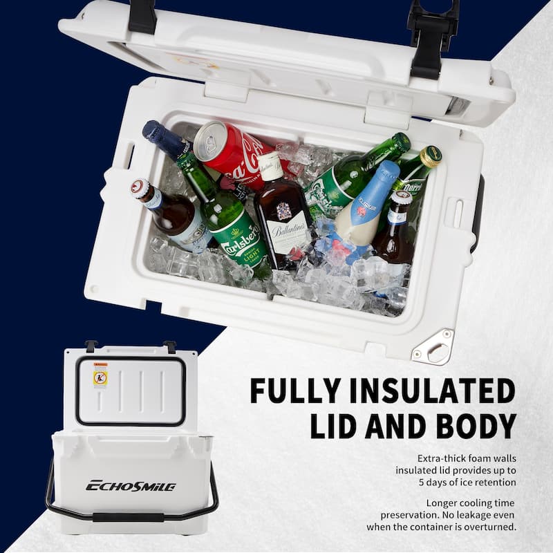 EchoSmile 25 qt. Rotomolded Cooler