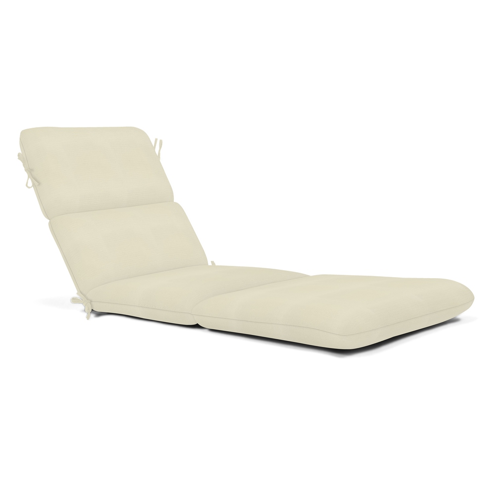 White outdoor chaise discount cushions