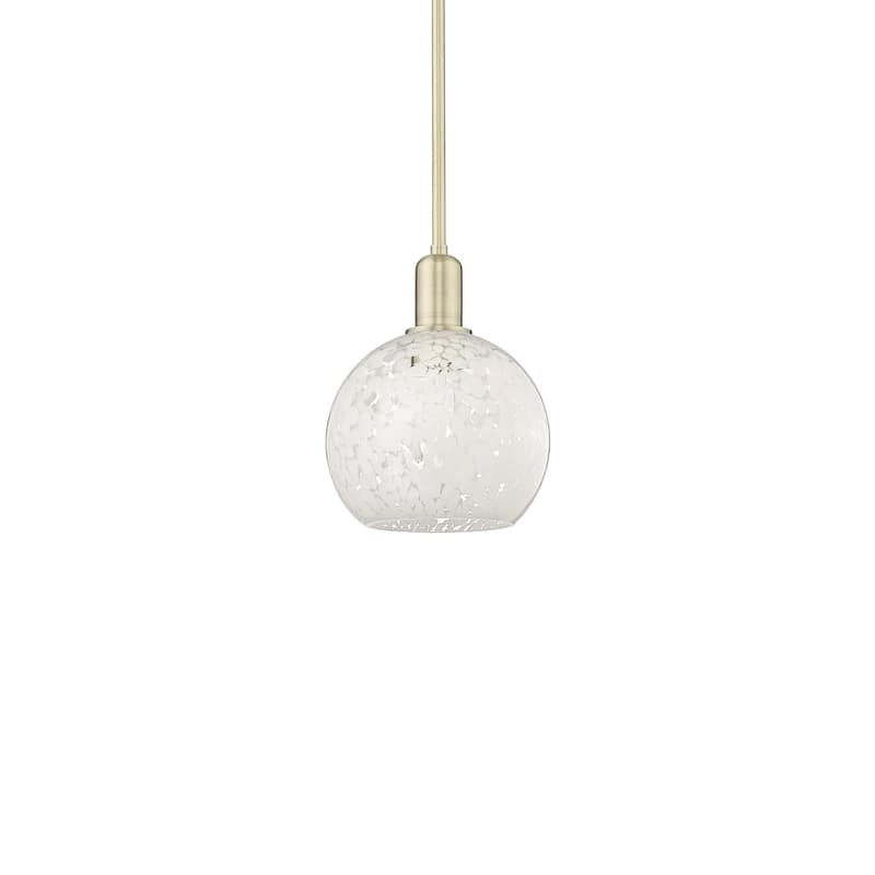 Innovations Lighting 716-1S-11-8 White Mouchette Pendant White