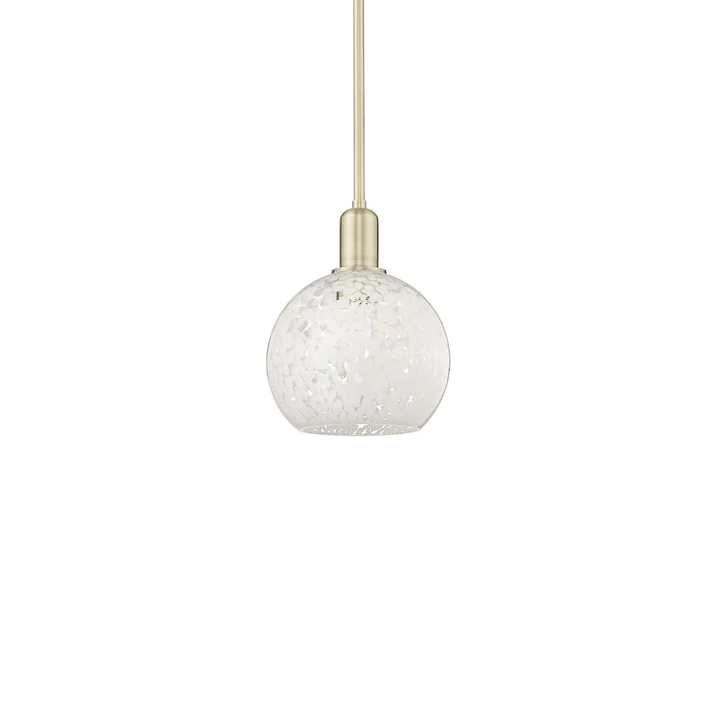 Innovations Lighting 716-1S-11-8 White Mouchette Pendant White