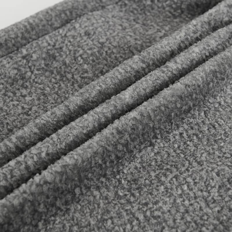 122" Luxury Velvet 4-Seater Sofa with Pure Sponge Cushions, Detachable Ottoman and 3 Throw Pillows for Living Room