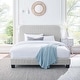 preview thumbnail 4 of 52, Celine Channel Tufted Performance Velvet Queen Platform Bed