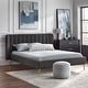 preview thumbnail 4 of 12, Lifestorey Cambria Wing Channel Queen Platform Bed