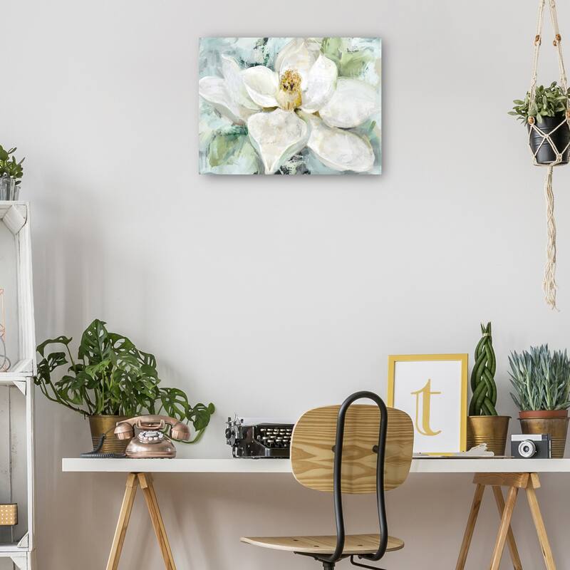 Morning Magnolia By Studio Arts Canvas Art Print