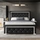 preview thumbnail 11 of 33, Clayfell Toccoa Upholstered Panel Bed Black - Full