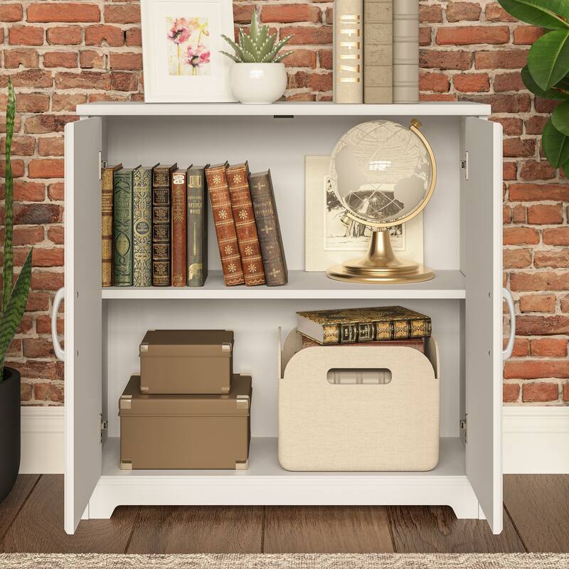 Bush Furniture Cabot Small Storage Cabinet with Doors