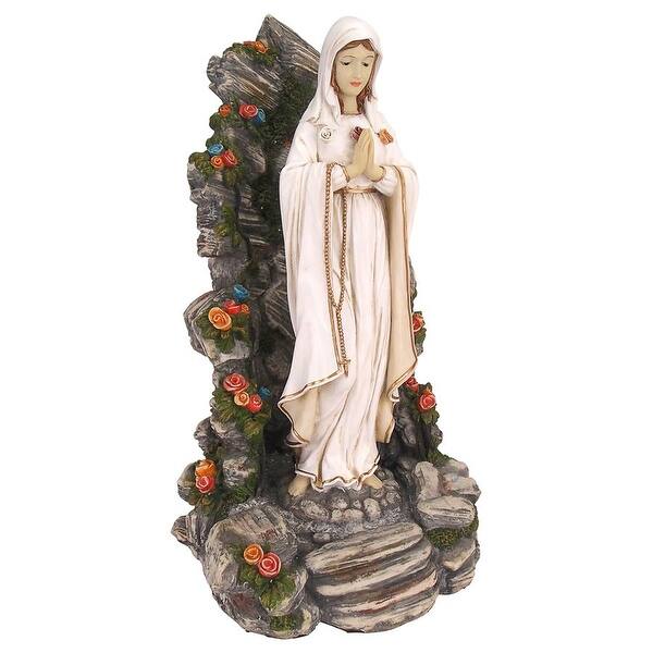 Shop Design Toscano Blessed Virgin Mary Illuminated Garden Grotto