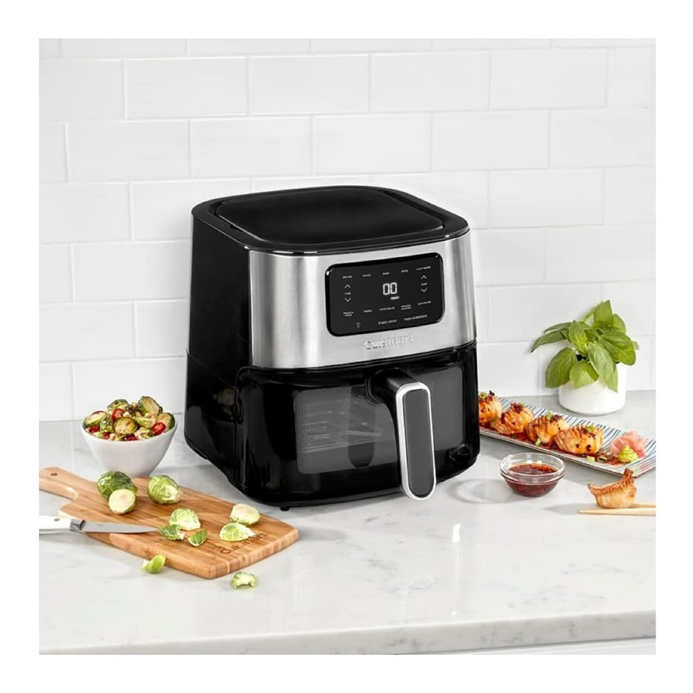 Cuisinart TOA-26 Compact Airfryer Toaster Oven, Large Capacity Air Fryer  with 60-Minute Timer/Auto-Off, Stainless Steel - On Sale - Bed Bath &  Beyond - 38452465