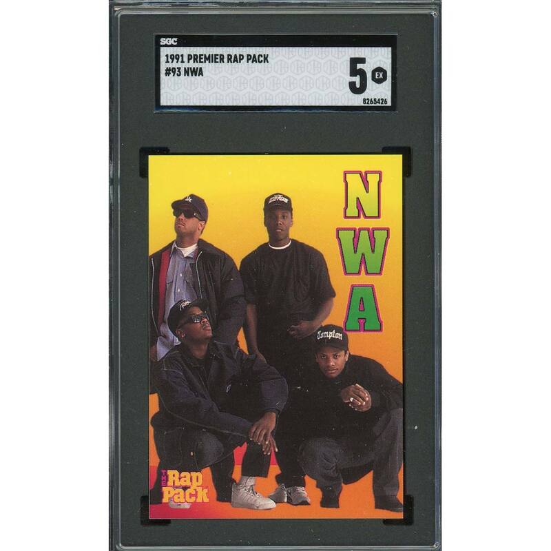 NWA 1991 Premier Rap Pack Card #93 Graded SGC 5 - 8'6" x 11'6"
